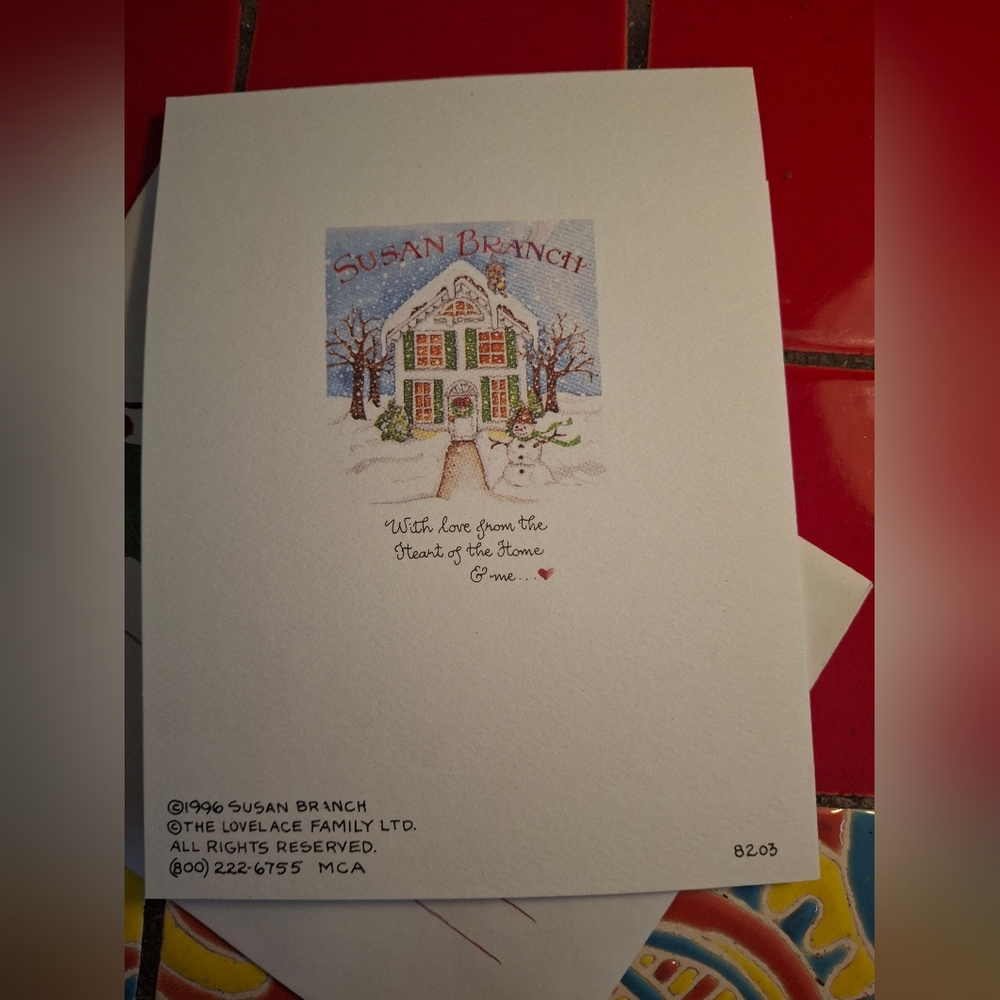 Susan Branch Vntg You're Invited 16 Party Invitations & Envelopes Vntg 1996 NEW - Picture 10 of 10